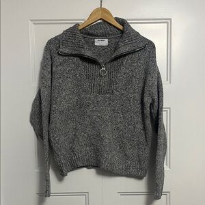 Old navy knit quarter zip